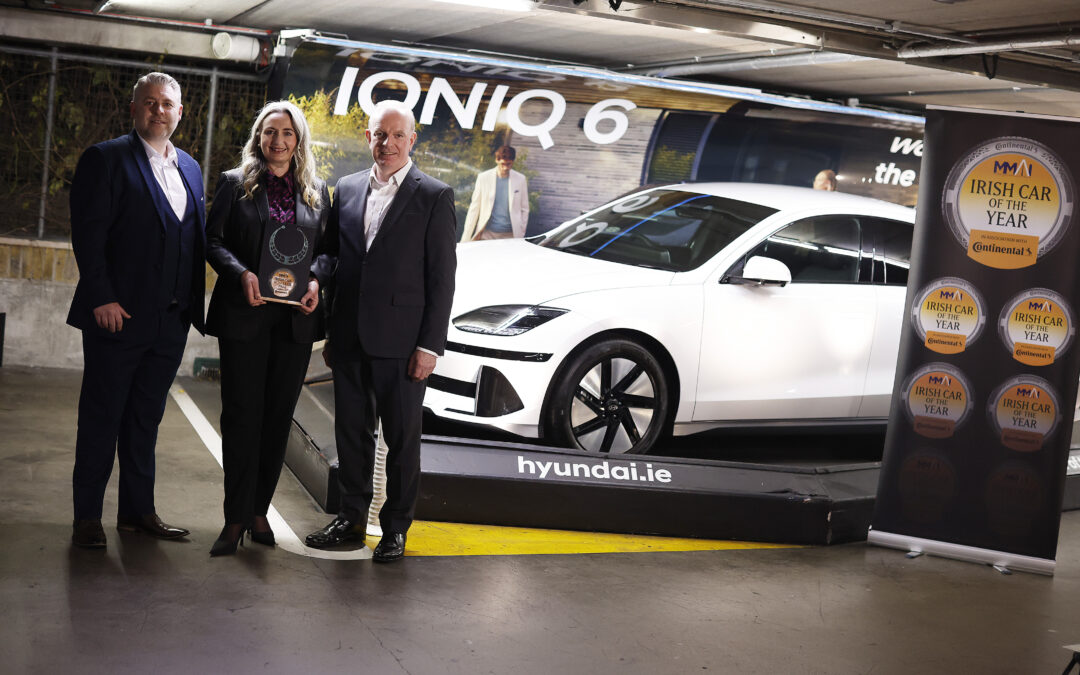 Hyundai IONIQ 6 Takes Irish Car of the Year Title for 2024
